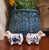 Mid 20th Century Holland Delft Blue and White Cow Salt Pepper For Sale - Image 5 of 10