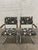 Mid 20th Century Set of 4 Vintage 1970’s Daystrom Chrome Tubular Dining Chairs With Wooden Armrests For Sale - Image 5 of 14