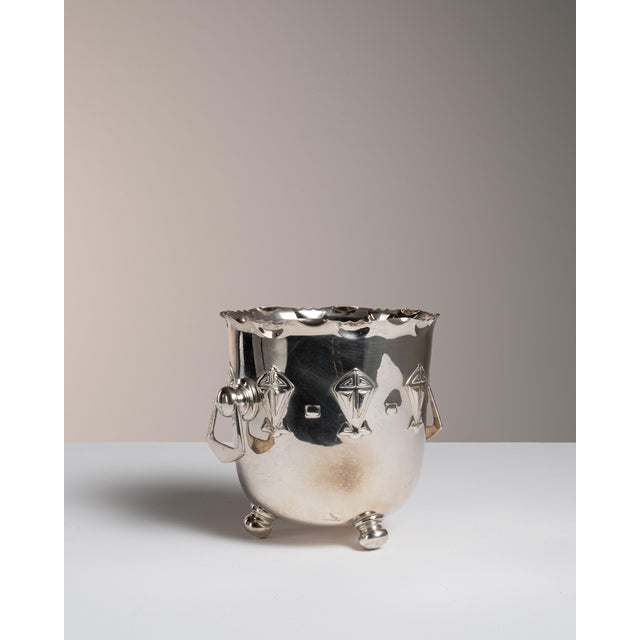 Mid 20th Century France Silver Metal Ice Bucket For Sale - Image 10 of 15