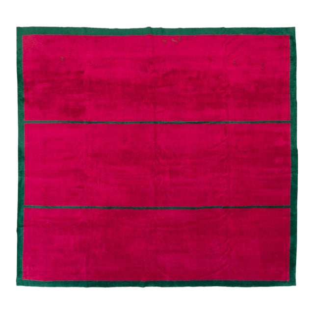 Galerie Shabab Collection Mid-20th Century Turkish Anatolian Minimalistic Carpet For Sale