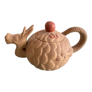 Rare Vintage Chinese Yixing Clay Dragon Teapot