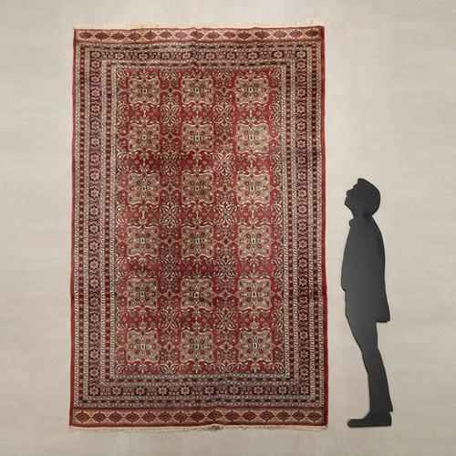 Karabakh rug in cotton and wool, fine knot, hand-made. This piece is attributed to the mentioned designer/maker. It has no...