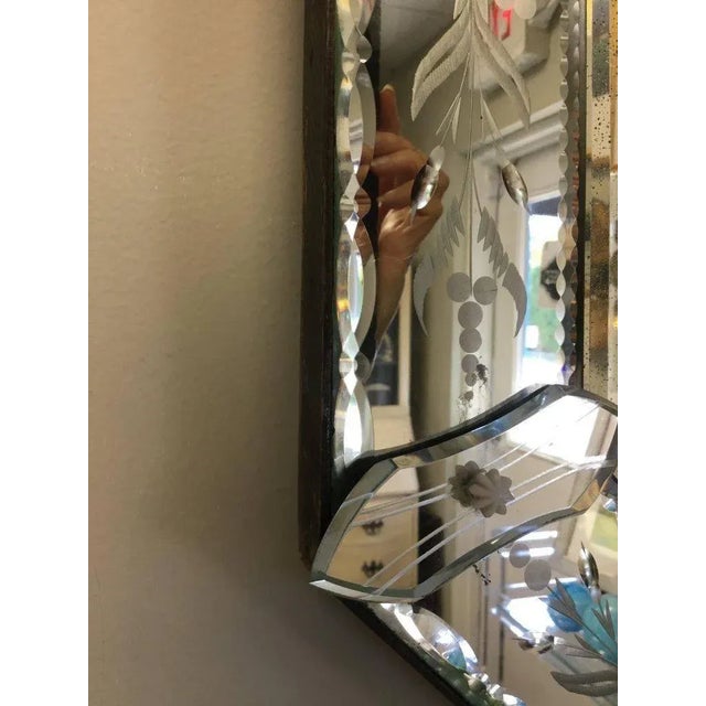 Mid 19th Century Antique Venetian Mirror For Sale - Image 5 of 10