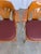 Mid-Century Modern Vintage Bentwood Dining Chairs with Red Faux Leather in the style of Thonet Style, 1970s, Set of 4 For Sale - Image 3 of 15