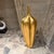 Modern Oversize Accolade Gold Leaf Floor Vase Fiberglass Resin Modern For Sale - Image 3 of 10