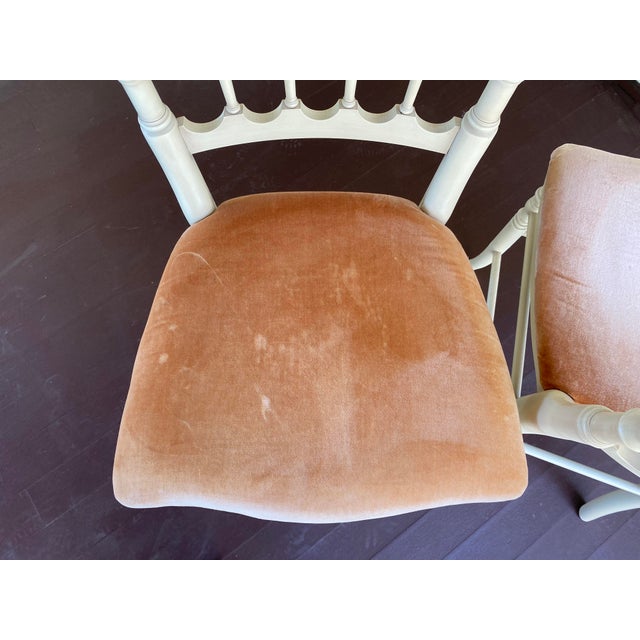 Linen Grange French Provincial Chairs - Set of 2 For Sale - Image 8 of 12