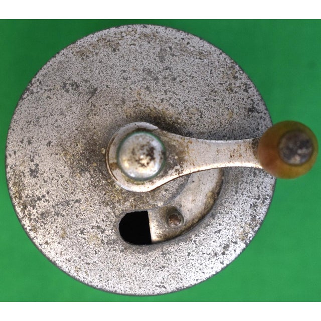 Sz: 3 3/4"H x 2"Diamter The sleeve on this grinder is made of cherry or ash wood and has an embossed Stork Club logo w/...