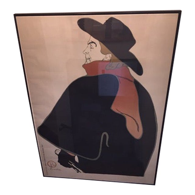 Vintage Lautrec Lithograph Poster For Sale