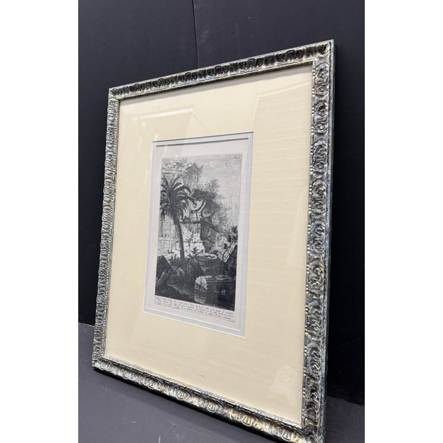 Classical Roman Piranesi, J. B. "Ancient Sepulchral of Marcus Agrippa", Etching C. 1770 For Sale - Image 3 of 6