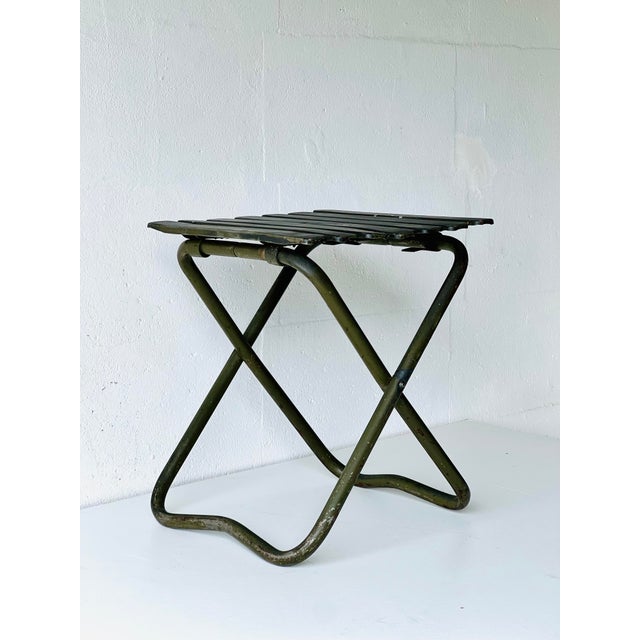 Industrial Folding Metal Chair, 1970s For Sale - Image 18 of 18