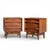 Young Manufacturing Mid Century Curved Walnut Nightstands - Pair Each nightstand measures: 22 wide x 17 deep x 24.75...