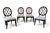 Set of 4 Lexington Tommy Bahama Bali Hai Cedar Key dining chairs. Expertly crafted, each chair features a leather-wrapped...