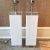White White Lucite Lamps - a Pair For Sale - Image 8 of 10