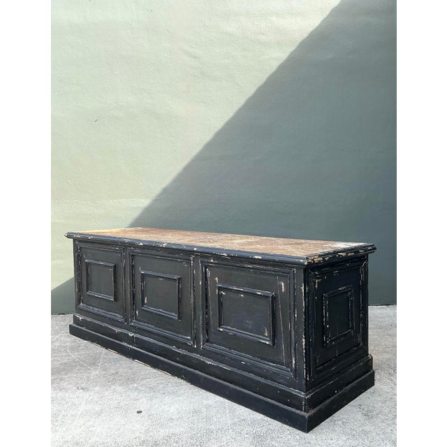 Vintage Distressed Store Counter For Sale - Image 11 of 12