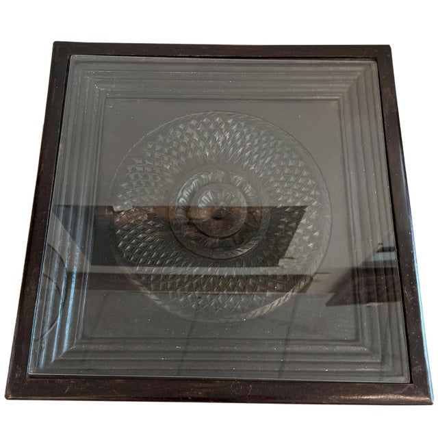 Traditional 1960s Rustic Brown Wood Square End Table With Floral Medallion Carving – 1 Piece For Sale - Image 3 of 3