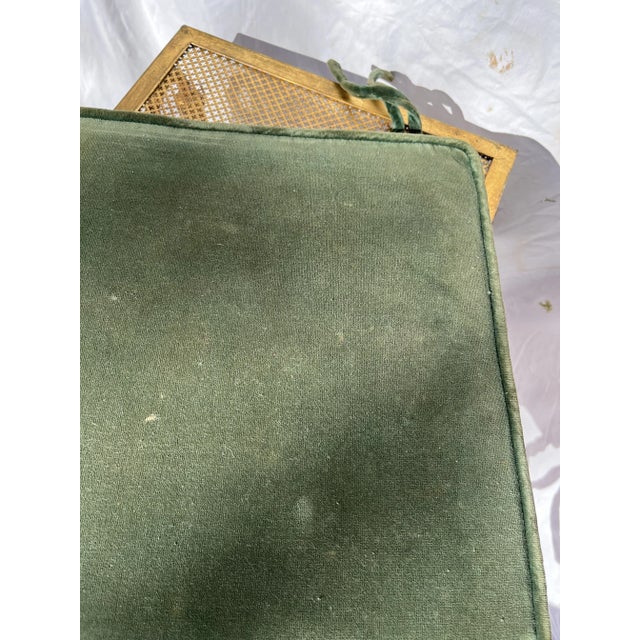 Vintage Gilt Metal Rope and Tassel Bench For Sale - Image 9 of 9