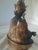 Metal Vintage Sino-Tibetan Cast Bronze Guardian King or Deity Sculpture on Lotus Base For Sale - Image 7 of 10
