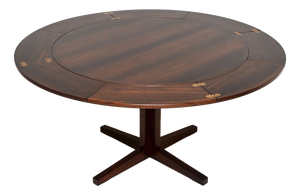 Vintage Danish Flip Flap Lotus Dining Table from Dyrlund, 1960
