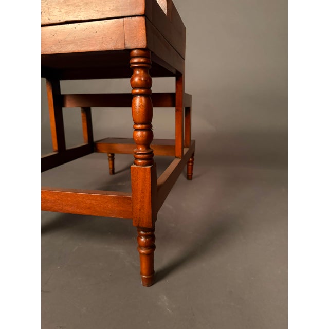 Flip-Top English Library Steps or Flat-Top Side Table, Late 20th Century For Sale In Indianapolis - Image 6 of 14