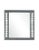 Contemporary Fleur Home Audubon Spruce Square Mirror in Gunmetal, 48x48 For Sale - Image 3 of 3