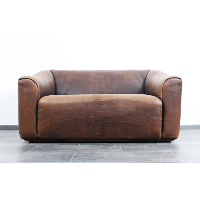 DS47 2-Seater Sofa in Leather from de Sede, 1970s For Sale - Image 17 of 18