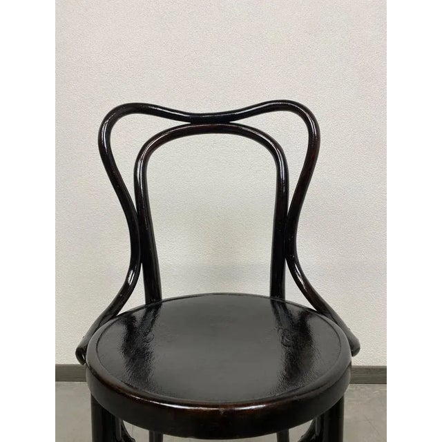 Blac Secession Chair from Thonet, 1890s For Sale - Image 3 of 12