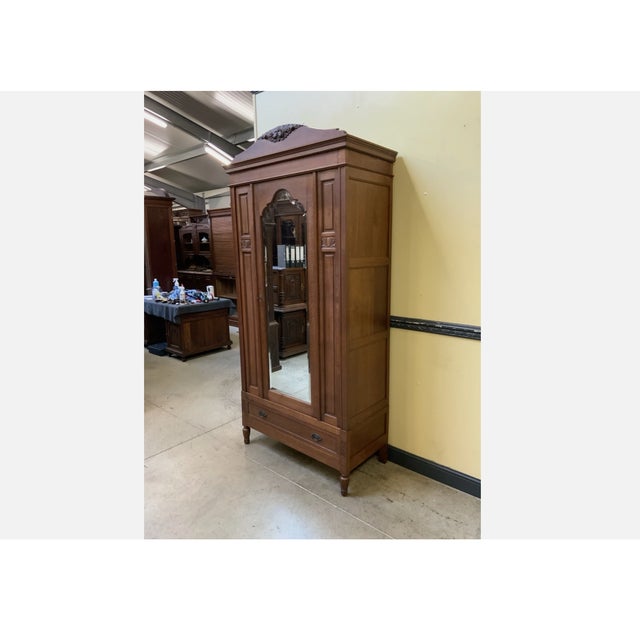 Vintage Art Deco Wardrobe, 1925 For Sale - Image 6 of 9