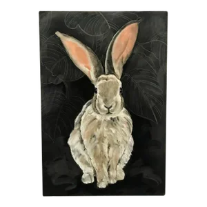 "Jack Rabbit 2" Original Expressionist Pastel Drawing