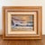 Lovely little oil painting on Masonite board, depicting an ocean tide coming in at the Southern California cliffs during...