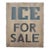 Newly Made Reclaimed Ice for Sale Aluminum Movie Prop Sign For Sale
