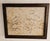 Antique Brazilian Sandstone Framed Plaque Dendrite Fossil Ferns Miniature Geologic Fern For Sale - Image 4 of 14
