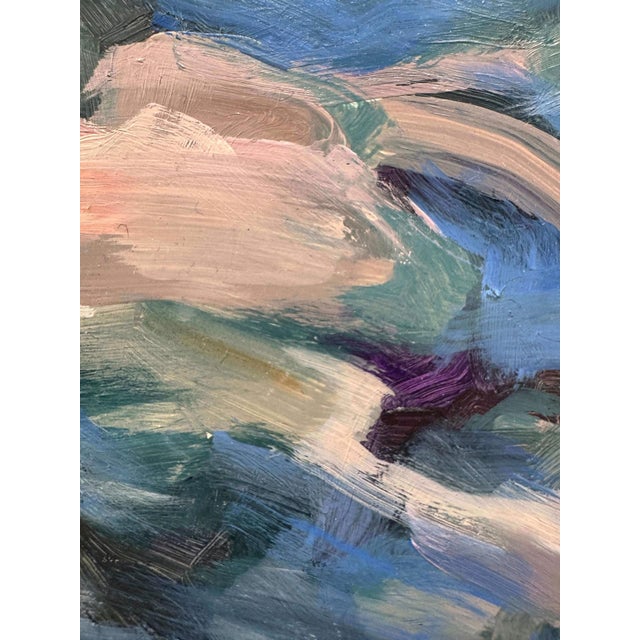 Blur of Becoming by Michelle Jader | Oil on panel Abstract representation of movement and emotion. For Sale - Image 4 of 5