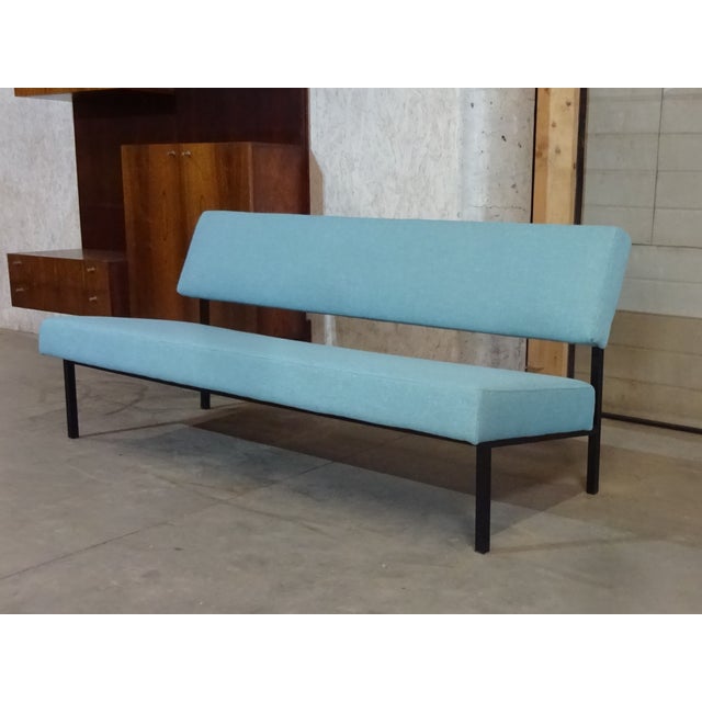 Vintage Steel Lounge Sofa by Gijs Van Der Sluis, 1950s For Sale - Image 6 of 6