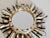 Mid-Century Modern Hollywood Regency Silver Gilt Carved Sunburst Mirror For Sale - Image 3 of 10