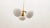 1970s Sputnik Pendant in Brass with Three Suspensions For Sale - Image 5 of 17