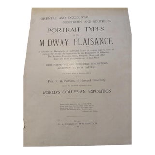 Portrait Photos - Middle Eastern & African People Columbian Exposition Book 1894 For Sale
