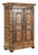 1803 Hungarian Original Hand-Painted Pine Two-Door Armoire For Sale