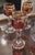 Early 20th Century Moser Bohemian Cut to Clear Paneled Cranberry Red Gold Gilt Stemmed Cordial Glasses - Set of 8 For Sale - Image 13 of 18