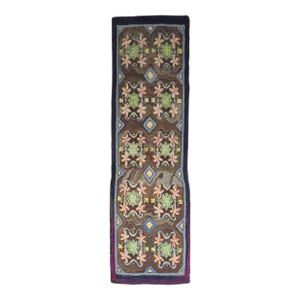 Zabihi Collection Floral American Hooked Runner