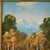 1940s Mid-Century Miniature Rocky Mountain Landscape Oil Painting – Signed Wilson / VVP – Turner Art Gallery Provenance For Sale - Image 5 of 12