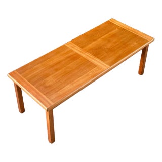 1980s Refinished Danish Modern Teak Coffee Table by Abj For Sale