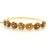 Gold Antique English Victorian Diamond Wild Rose Floral Bangle Bracelet in 15k Gold For Sale - Image 8 of 10