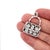 Contemporary Mid 20th Century 14k Yellow Gold Diamond Purse Charm Pendant  Open Handbag Design For Sale - Image 3 of 9