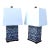 Ralph Lauren Blue and White Table Lamps - A Pair For Sale