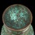 Metal Vintage Carl Sorensen Art Deco Verdigris Bronze Trumpet Vase With Gilt Rings For Sale - Image 7 of 8