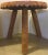 Rustic Round Rope Covered Leg Wood Side Table For Sale - Image 3 of 7
