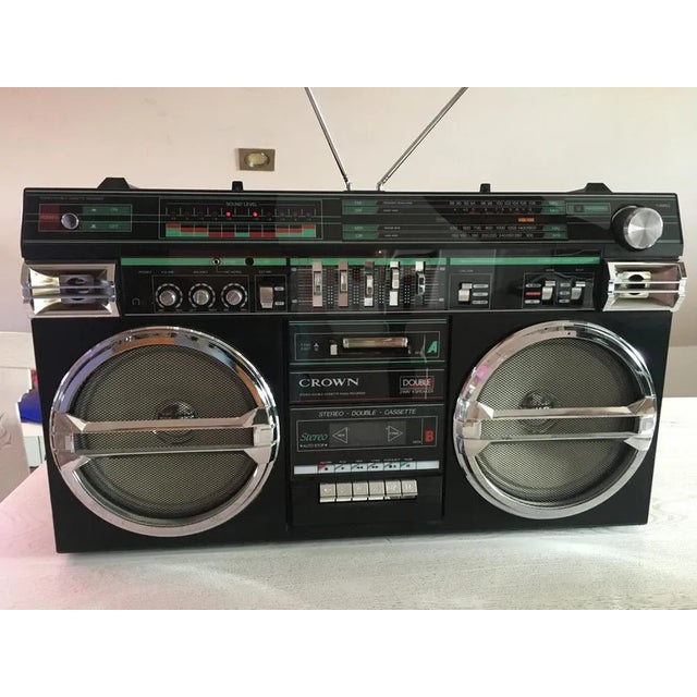 Crovn Radio & Stereo with Cassette Recorder, 1980s For Sale - Image 16 of 18