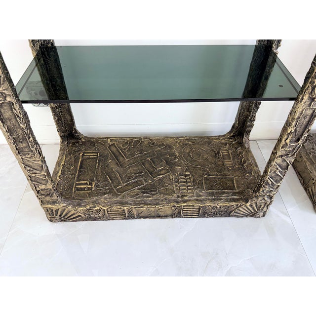 1960s Adrian Pearsall "Brutalist Goop" Etageres, Shelving, Circa Late 1960's For Sale - Image 5 of 9