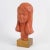Red Terracotta Bust of a Girl by Paul Serste, 1950s For Sale - Image 8 of 8