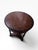 Early 21st Century Theodore Alexander Burl Wood Accent / Martini Table With Drawer & Engraved Metal Supports For Sale - Image 5 of 10
